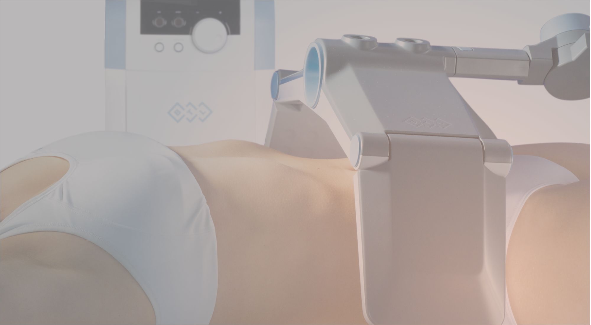 Une patiente qui subit le traitement pour maigrir du ventre BTL VANQUISH ME